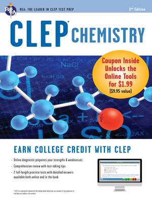 cover image of CLEP Chemistry Book + Online